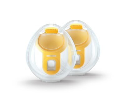 Freihändig nutzbare Auffangschalen, exklusiv für die Verwendung mit Medela Freestyle™, Pump In Style® oder SwingMaxi™ Milchpumpen
